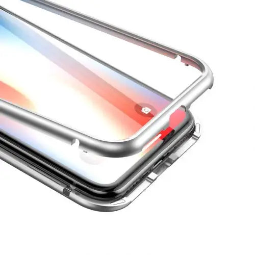 Baseus iPhone Xs Max case Magnetite hardware Silver (WIAPIPH65-CS0S) - iPhone Xs Max