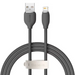 Baseus Jelly cable USB to Lightning 2,4A 1,2m (black) - USB to Lightning<<<USB cables<<<GSM