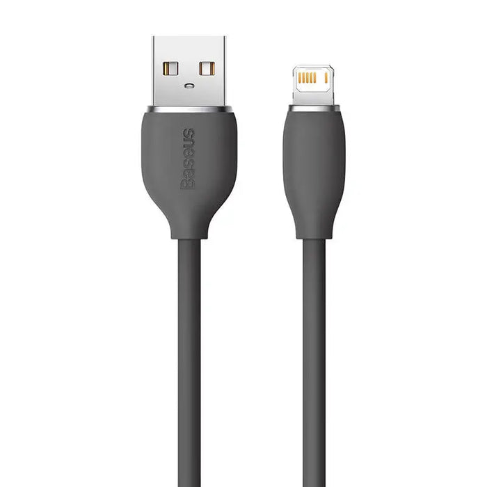 Baseus Jelly cable USB to Lightning 2,4A 1,2m (black) - USB to Lightning<<<USB cables<<<GSM
