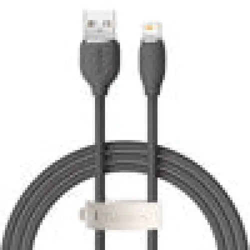 Baseus Jelly cable USB to Lightning 2,4A 1,2m (black) - USB to Lightning<<<USB cables<<<GSM