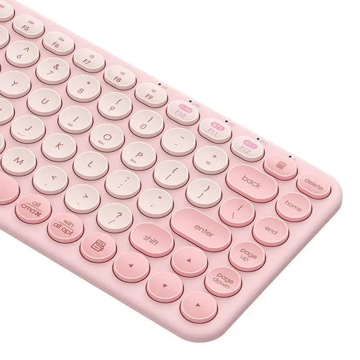 Baseus K01A Wireless Tri-Mode Keyboard Baby Pink - Mice keyboards<<<IT Accessories<<<InnproXML