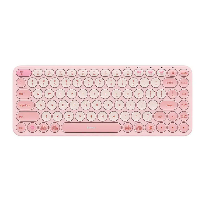 Baseus K01A Wireless Tri-Mode Keyboard Baby Pink - Mice keyboards<<<IT Accessories<<<InnproXML