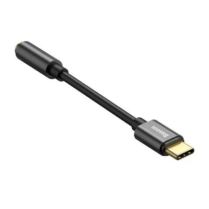 Baseus L54 Audio Adapter USB-C + mini jack 3,5mm (Black) - Audio adapters<<<GSM Accessories<<<InnproXML&&&USB