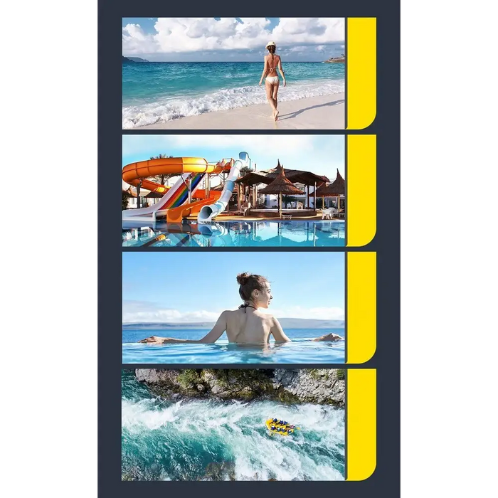 Baseus Let’s Go Universal waterproof case for smartphones (black + yellow) - Waterproof cases<<<Cases<<<GSM