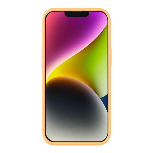 Baseus Liquid Silica Gel Case for iPhone 14 Plus (sunglow)+ tempered glass + cleaning kit - Protective cases