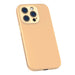 Baseus Liquid Silica Gel Case for iPhone 14 Pro Max (Sunglow)+ tempered glass + cleaning kit - Protective cases