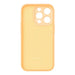 Baseus Liquid Silica Gel Case for iPhone 14 Pro (Sunglow)+ tempered glass + cleaning kit - Protective cases