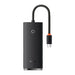 Baseus Lite Series Hub 4in1 USB-C to 4x USB 3.0 + USB-C 25cm (Black) - Hubs<<<IT Accessories<<<InnproXML
