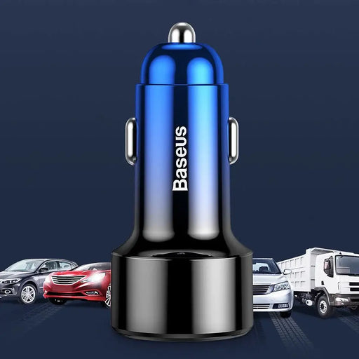 Baseus Magic Series Dual QC - Quick Charge 3.0 2x USB 45W 6A car charger black (CCMLC20A-01) - Cell phone USB
