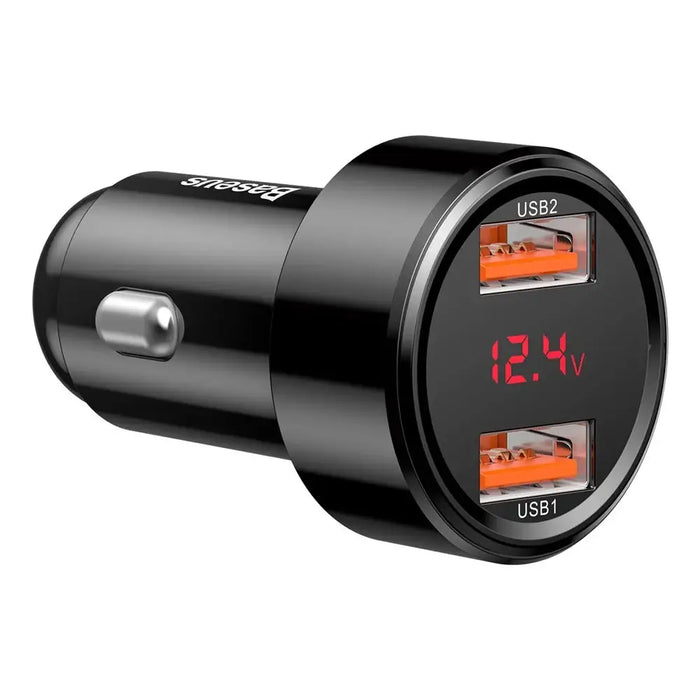 Baseus Magic Series Dual QC - Quick Charge 3.0 2x USB 45W 6A car charger black (CCMLC20A-01) - Cell phone USB