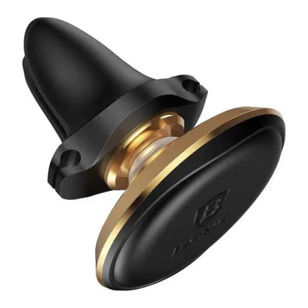 Baseus Magnetic Air Vent Car Mount Holder with cable clip Gold - Phone holders<<<Car accessories<<<InnproXML&&&Cell