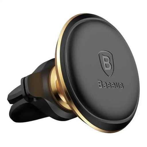 Baseus Magnetic Air Vent Car Mount Holder with cable clip Gold - Phone holders<<<Car accessories<<<InnproXML&&&Cell