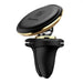 Baseus Magnetic Air Vent Car Mount Holder with cable clip Gold - Phone holders<<<Car accessories<<<InnproXML&&&Cell