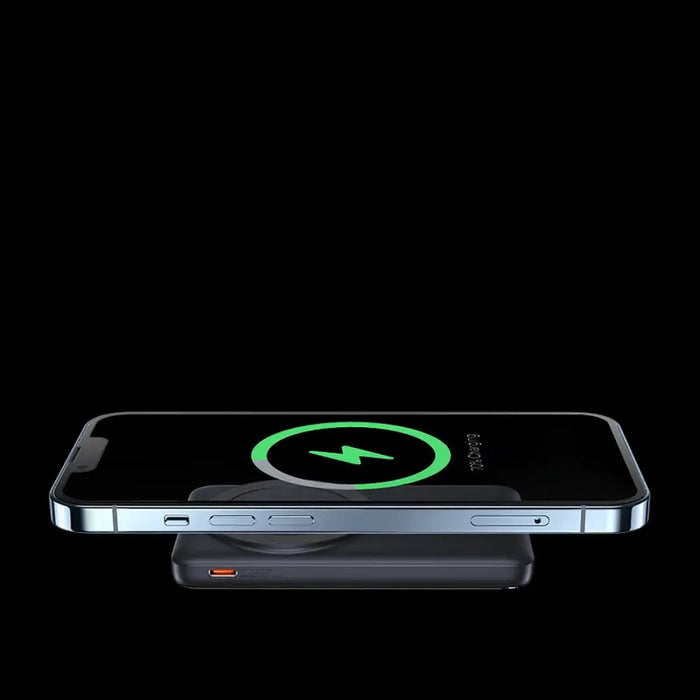 Baseus Magnetic Bracket powerbank with wireless charging MagSafe 10000mAh 20W Overseas Edition white (PPCX000202) + USB