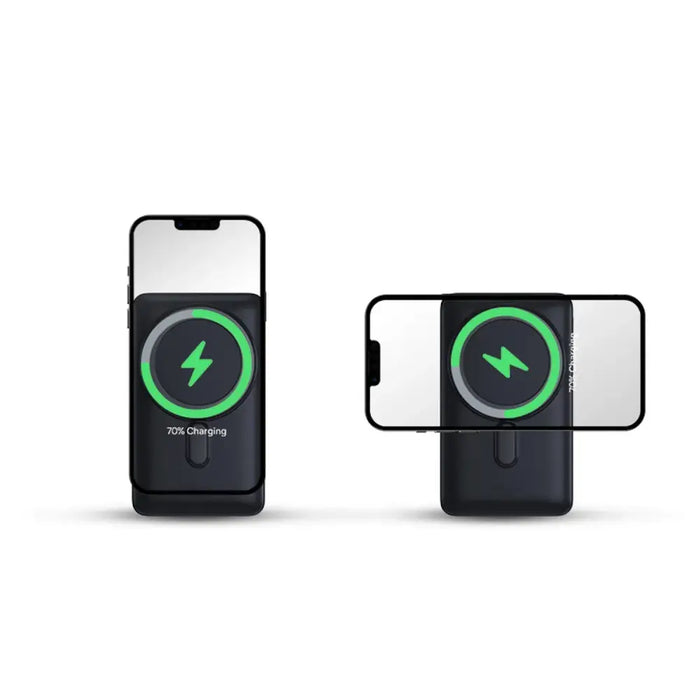 Baseus Magnetic Bracket powerbank with wireless charging MagSafe 10000mAh 20W Overseas Edition white (PPCX000202) + USB