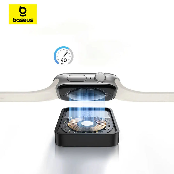 Baseus MagPro 2.5W Magnetic Inductive Charger for Apple Watch - Black - Cell phone USB charger<<<HurtelXML&&&Power