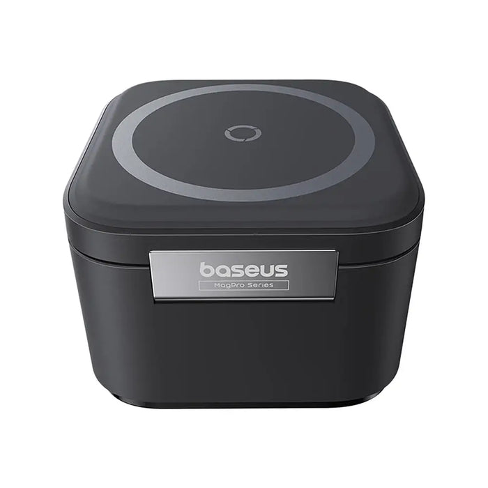 Baseus MagPro 3in1 25W MagSafe Compatible Inductive Charger for Phone and Smartwatch - Black - Cell phone USB