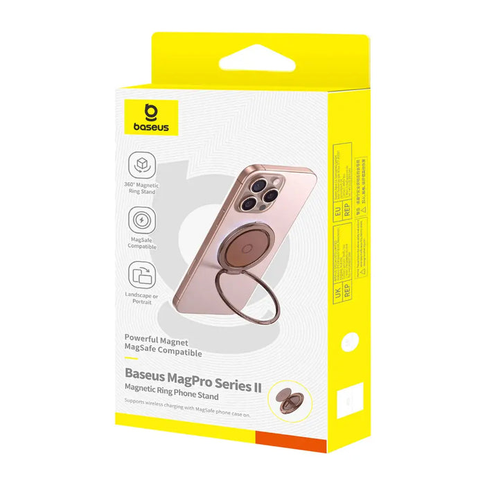Baseus MagPro II Magnetic Ring with Stand Function – Red Gold - Other cell phone equipment<<<HurtelXML