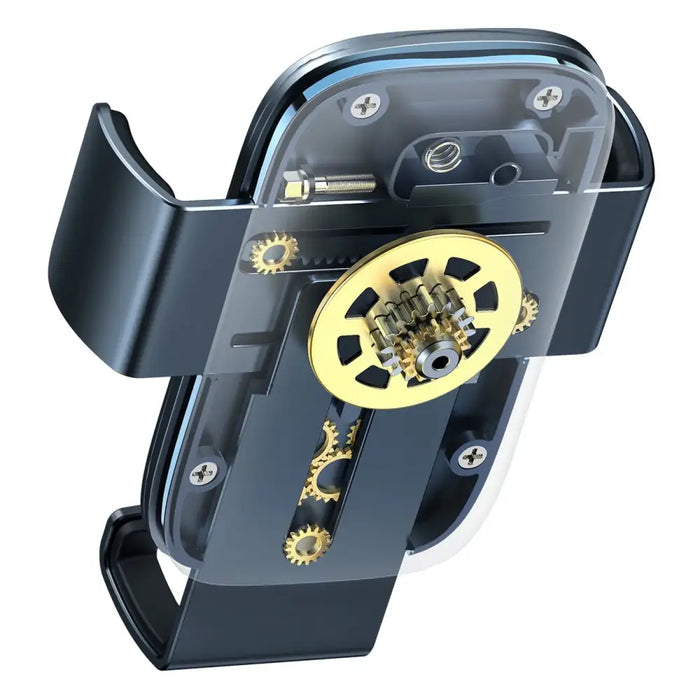 Baseus Metal Age II gravitational car phone holder to round ventilation grid (grey) - Cell phone