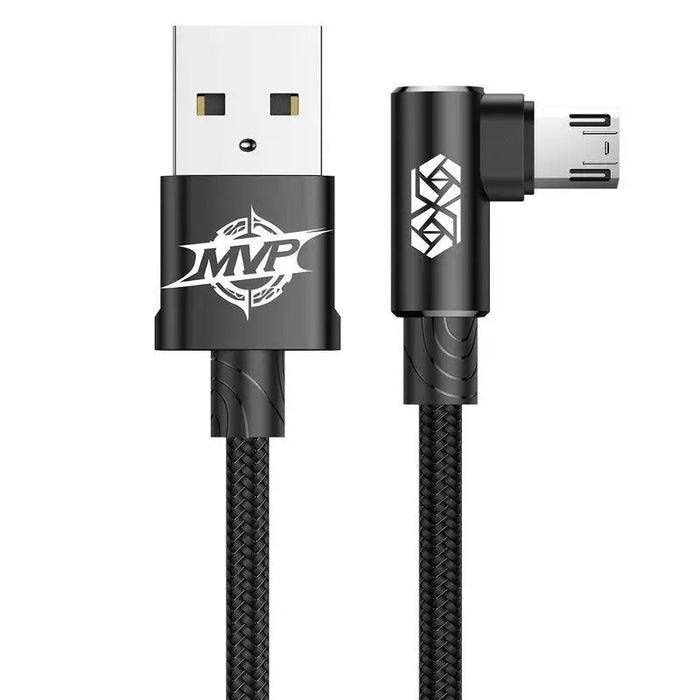 Baseus MVP Elbow Cable USB to micro USB 2A 1m - Black - USB to Micro USB<<<USB cables<<<GSM Accessories<<<InnproXML