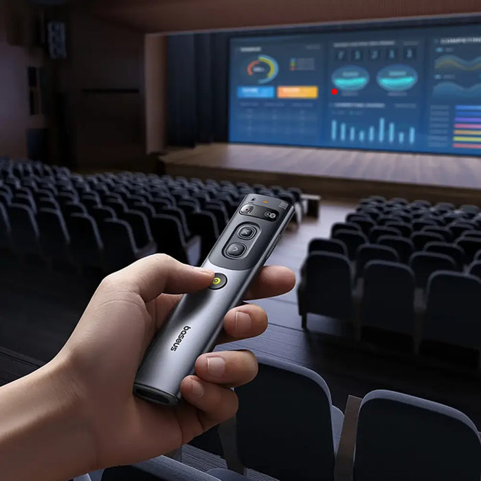 Baseus Orange Dot Laser Pointer with AI and Automatic Translation - Gray (with battery) - Other office