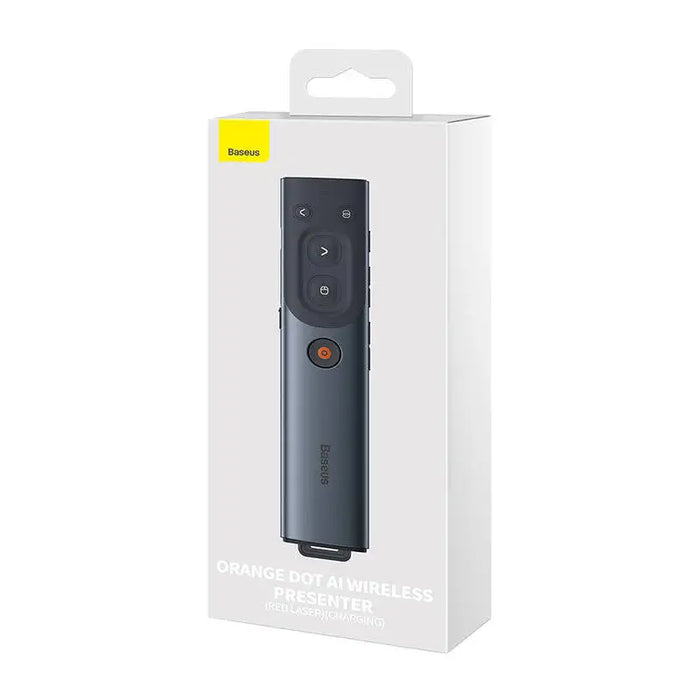 Baseus Orange Dot Multifunctional remote control for presentation with a red laser pointer - gray - Laser pointers<<<IT