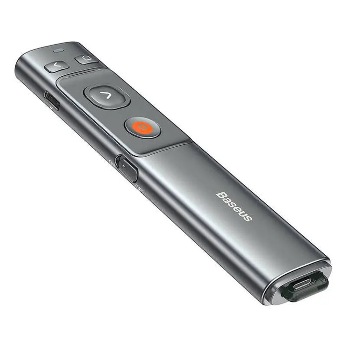 Baseus Orange Dot Multifunctionale remote control for presentation with a laser pointer - gray - Laser pointers<<<IT