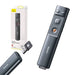 Baseus Orange Dot Multifunctionale remote control for presentation with a laser pointer - gray - Laser pointers<<<IT