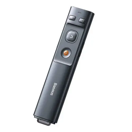 Baseus Orange Dot Multifunctionale remote control for presentation with a laser pointer - gray - Laser pointers<<<IT