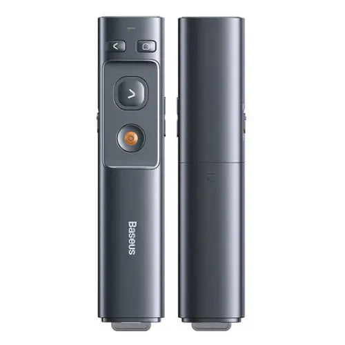 Baseus Orange Dot Multifunctionale remote control for presentation with a laser pointer - gray - Laser pointers<<<IT