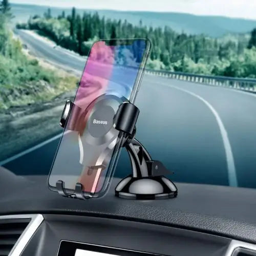 Baseus Osculum gravitational phone holder (black) - Car mount<<<Accessories<<<Основна<<<DunaXML&&&Phone holders<<<Car