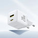 Baseus Palm 20W USB-C USB-A Wall Charger - White - Cell phone USB charger<<<HurtelXML