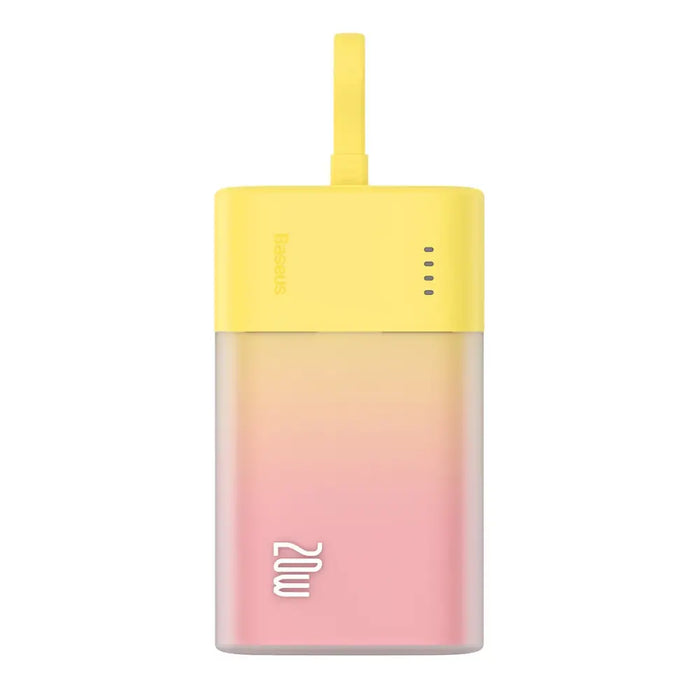 Baseus Popsicle 5200mAh 20W Powerbank with Built-in Lightning Cable (+ White Baseus Simple USB-C - USB-C