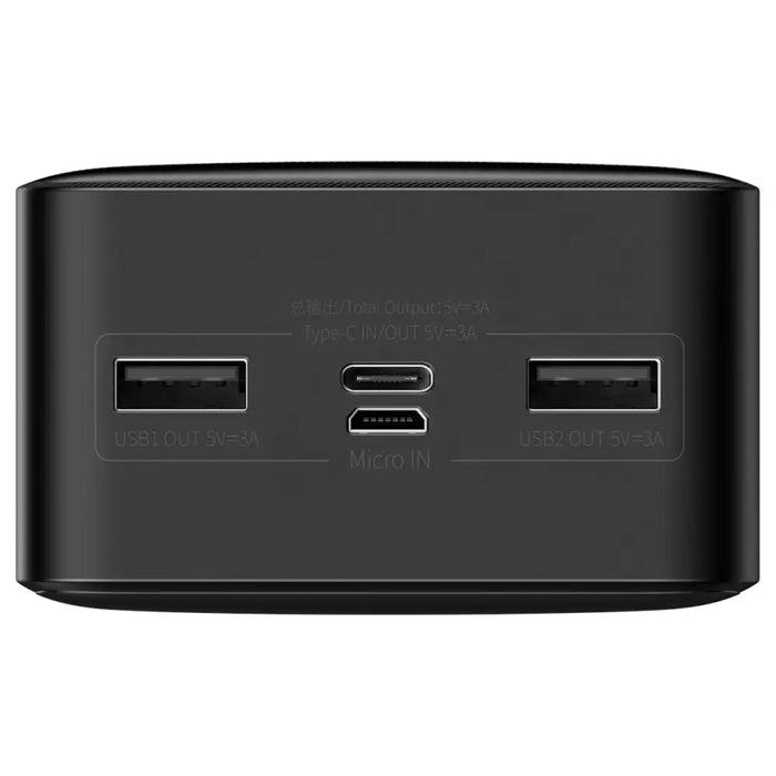 BASEUS POWERBANK BIPOW 30000MAH 15W BLACK OS