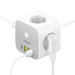 Baseus PowerCombo 7 in 1 Power Strip Cube 3 AC + 3 x USB-A + 1 x USB-C 20W 1.5 m - white - Cables and tapes<<<HurtelXML