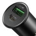 Baseus PPS smart car charger USB / USB Type C 30 W Quick Charge 4.0 QC4+ Power Delivery 3.0 VOOC SCP AFC MTKPE black