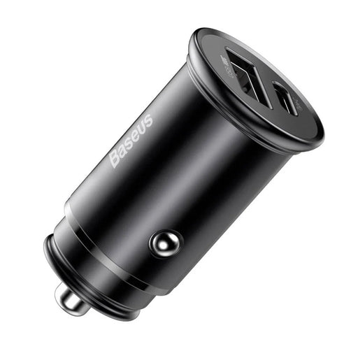 Baseus PPS smart car charger USB / USB Type C 30 W Quick Charge 4.0 QC4+ Power Delivery 3.0 VOOC SCP AFC MTKPE black