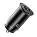 Baseus PPS smart car charger USB / USB Type C 30 W Quick Charge 4.0 QC4+ Power Delivery 3.0 VOOC SCP AFC MTKPE black