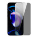 Baseus Privacy Tempered Glass for iPhone 14 Pro Full Screen 0.3mm Privacy Filter Anti Spy + Mounting Frame - Cell phone