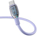 Baseus Pudding 100W USB-A - USB-C Cable 2m - Purple - Cell phone cables<<<HurtelXML