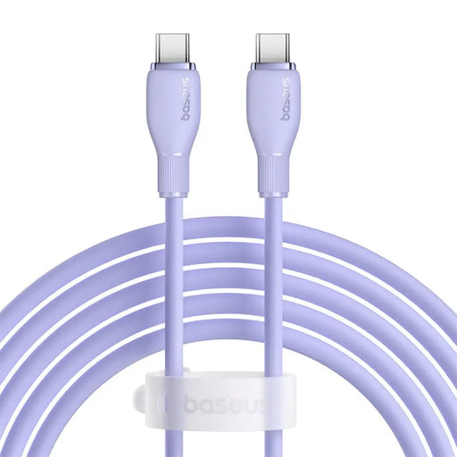 Baseus Pudding 100W USB-C - USB-C Cable 2m - Purple - Cell phone cables<<<HurtelXML