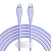 Baseus Pudding 100W USB-C - USB-C Cable 2m - Purple - Cell phone cables<<<HurtelXML
