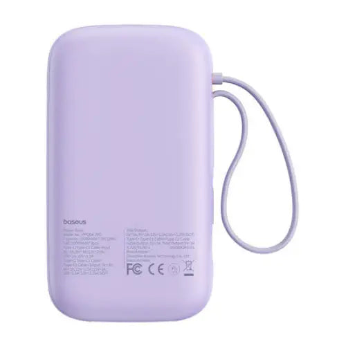 Baseus QPow 2 20000mAh 30W 2xUSB-C powerbank (purple) - Powerbanks<<<GSM Accessories<<<InnproXML&&&Power