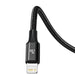 Baseus Rapid Series 3-in-1 cable USB-C For M + L + T 20W 1.5m Black - Combo Cables<<<USB cables<<<GSM