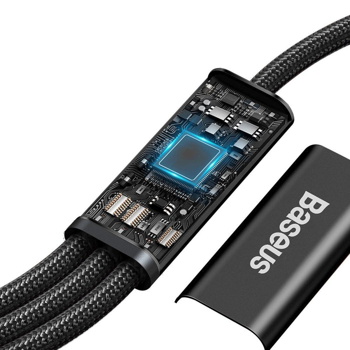 Baseus Rapid Series 3-in-1 cable USB-C For M + L + T 20W 1.5m Black - Combo Cables<<<USB cables<<<GSM