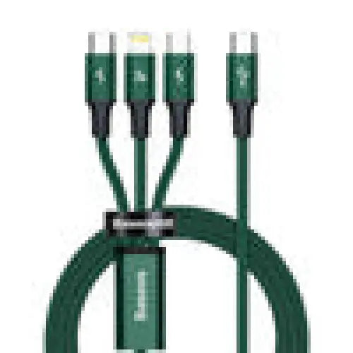 Baseus Rapid Series 3-in-1 cable USB-C For M + L + T 20W 1.5m (Green) Combo Cables<<<USB cables<<<GSM
