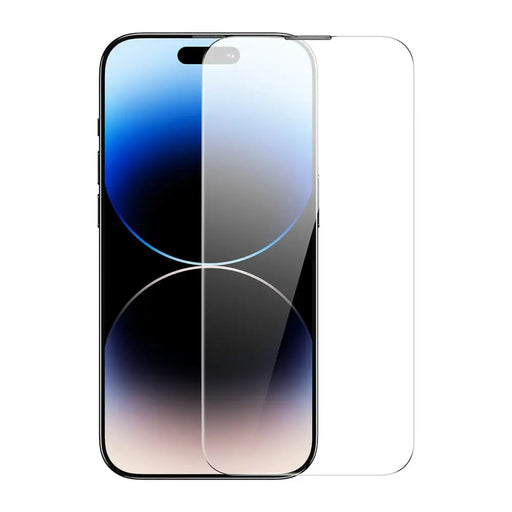 Baseus Set of 2x Tempered Glass for iPhone 14 Pro Max Full Screen with Speaker Cover 0.3mm + Mounting Frame - Cell