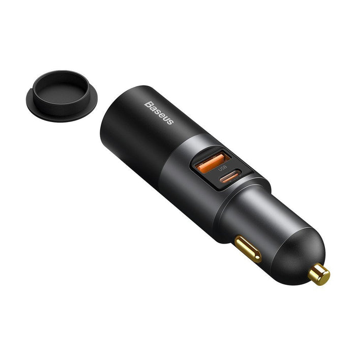 Baseus Share Together USB / USB Type C / cigarette lighter socket car charger 120W Quick Charge Power Delivery gray