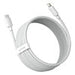 Baseus Simple Wisdom Data Cable Kit USB-C to Lightning PD 20W (2PCS/Set) 1.5m White - USB-C to Lightning<<<USB