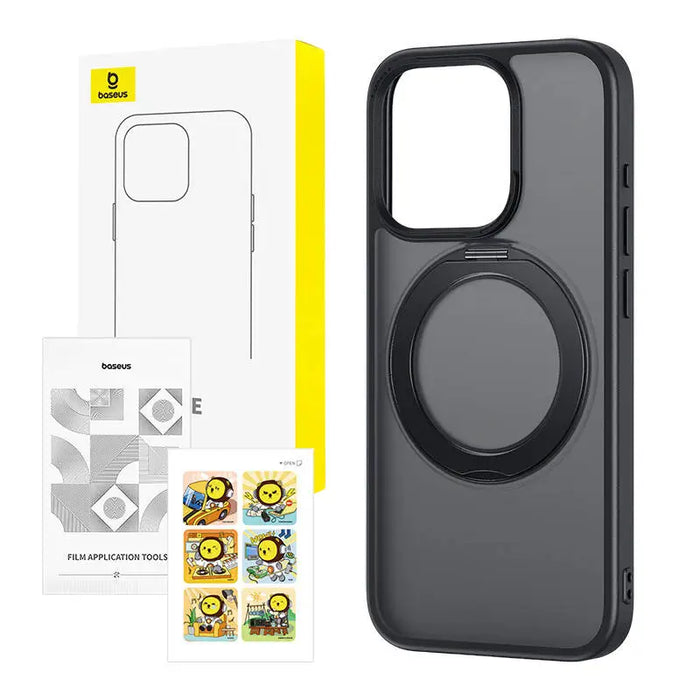 Baseus SkyRing 360° Case with stand for iP 13/14 (black) - Protective cases for smartphones<<<Cases<<<GSM